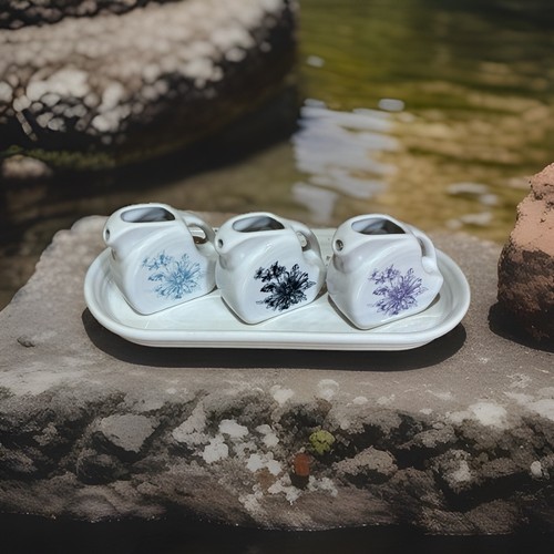 Set mini brocca floreale