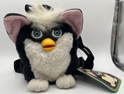 Zaino furby mini nero bianco - nero, e