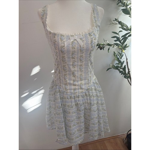 Sky moon mini abito blu - moon,